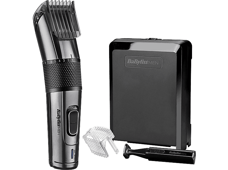 BABYLISS E978E Carbon Titanium - Haarschneider (Schwarz)