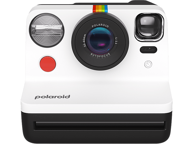 POLAROID Now Generation 2 - Sofortbildkamera Schwarz/Weiss