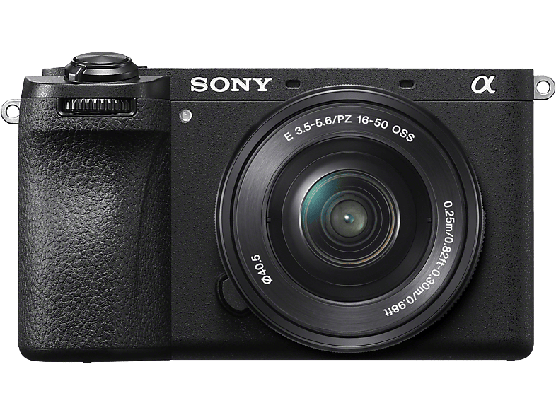 SONY Alpha 6700 Body + E PZ 16-50 mm F3.5-5.6 OSS Systemkamera mit Objektiv 16 - 50 mm, 7.5 cm Display Touchscreen, WLAN