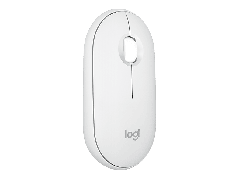 LOGITECH Pebble Mouse 2 M350s - Bluetooth-Maus (Weiss)