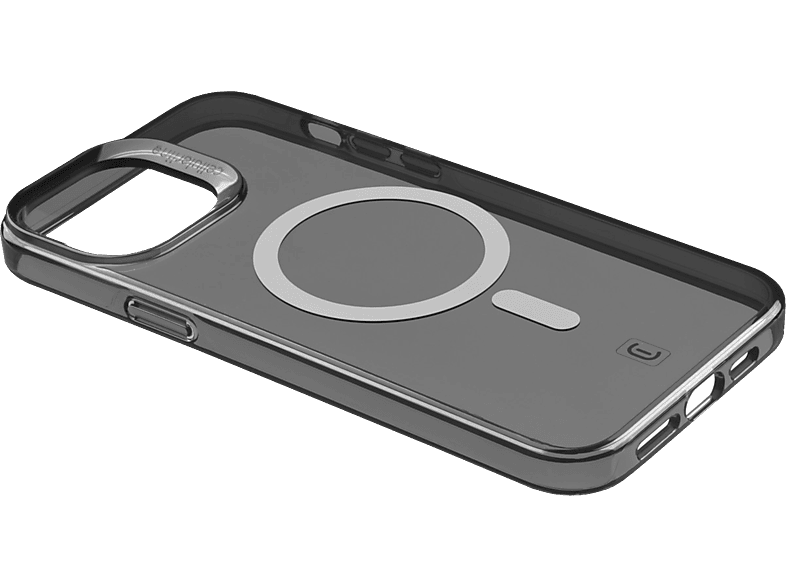 CELLULARLINE Gloss Mag, Backcover, Apple, iPhone 15 Plus, Schwarz/Transparent