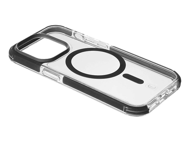 CELLULARLINE Tetra Force Strong Guard Mag, Backcover, Apple, iPhone 15 Pro, Transparent/Schwarz