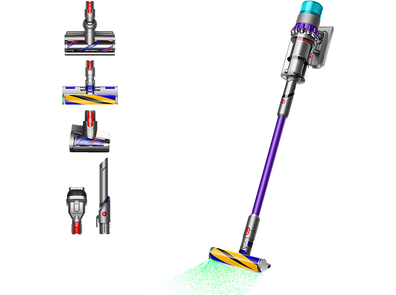 DYSON Gen5 Detect Absolute - Akku-Staubsauger (Nickel/Violett)