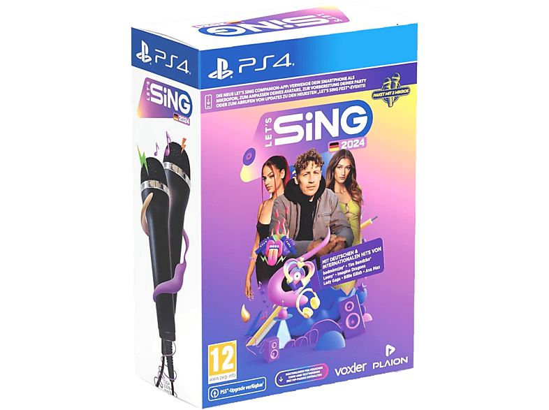 Let's Sing 2024 mit deutschen & internationalen Hits (+2 Mics) - PlayStation 4 Deutsch