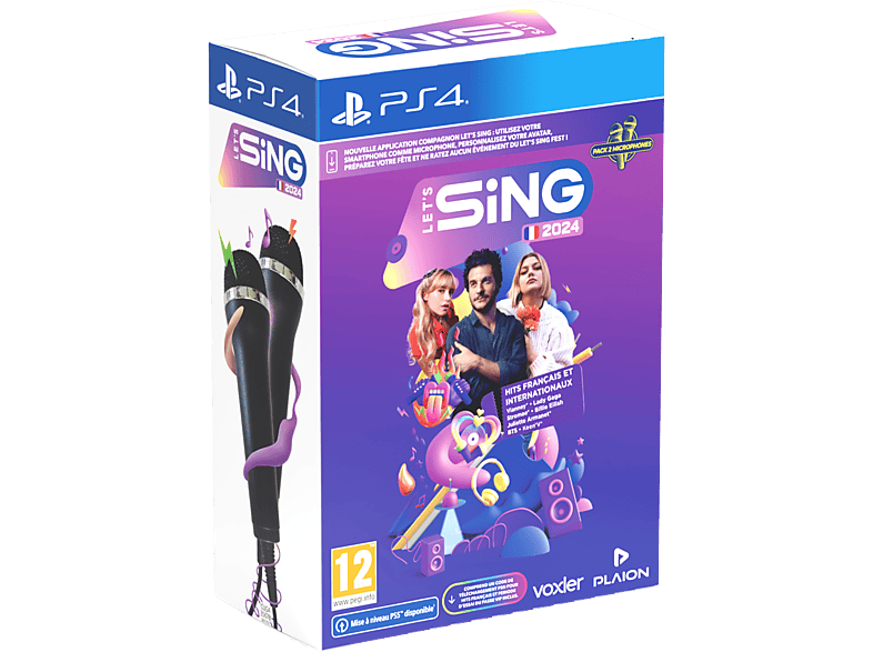 Let's Sing 2024 Hits Français et Internationaux (+2 mics) - PlayStation 4 Französisch
