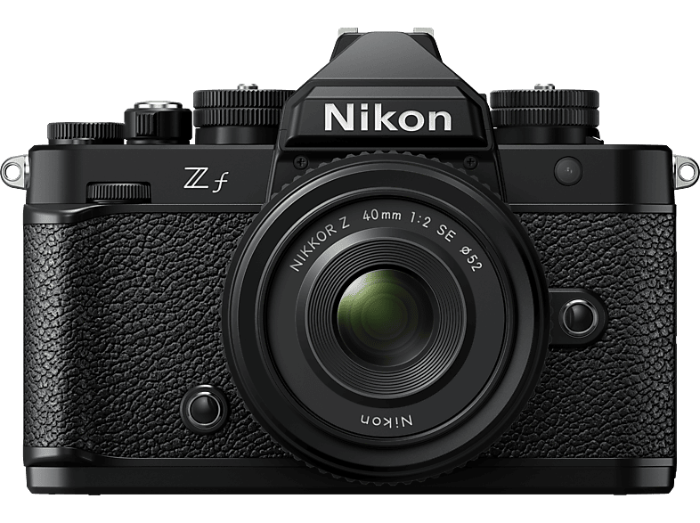 NIKON Z f Body + NIKKOR 40mm f/2 (SE) Systemkamera mit Objektiv 40 mm, 8 cm Display Touchscreen, WLAN