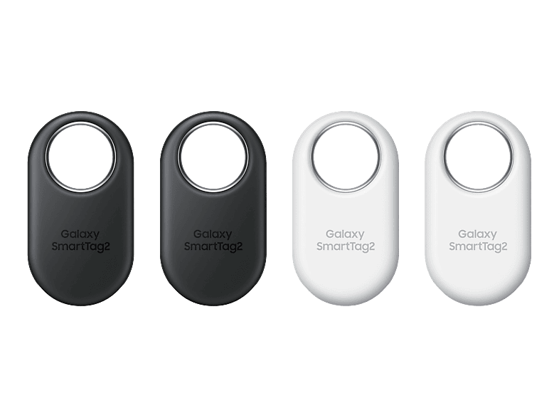 SAMSUNG Galaxy SmartTag2 - 4er Set Bluetooth-Tracker (Schwarz/Weiss)