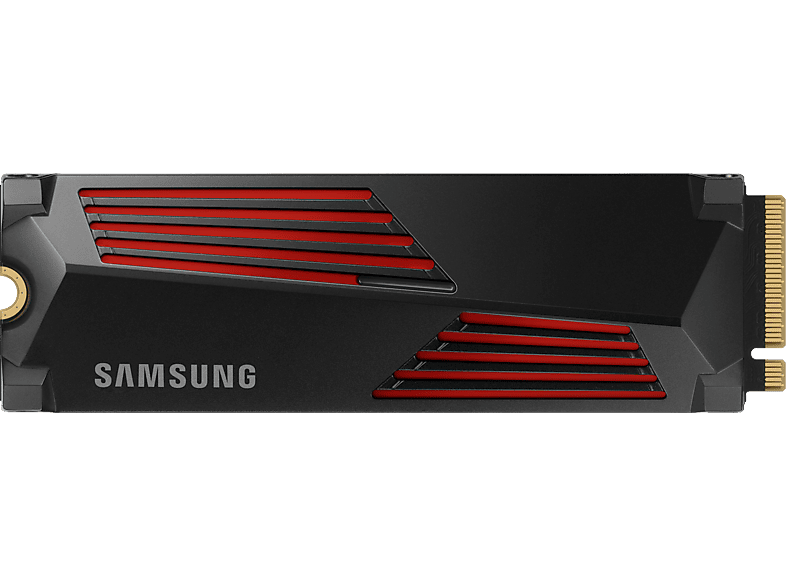 SAMSUNG 990 PRO mit Kühlkörper PCIe 4.0 NVMe M.2 SSD - PlayStation 5 kompatibel Festplatte, 4 TB via NVMe, intern
