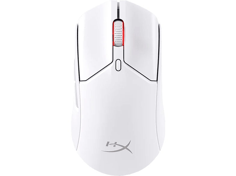 HYPERX Pulsefire Haste 2 - Wireless-Gaming-Maus, Kabellos, Optisch mit Laserdioden, 26000 dpi, Weiß