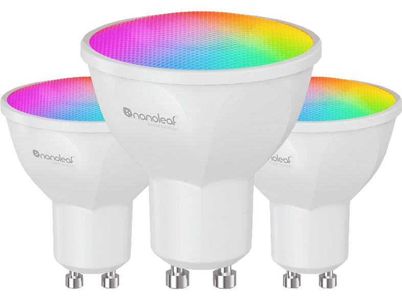 NANOLEAF Matter GU10, 3 Stück - Intelligente LED-Lampe (Weiss)