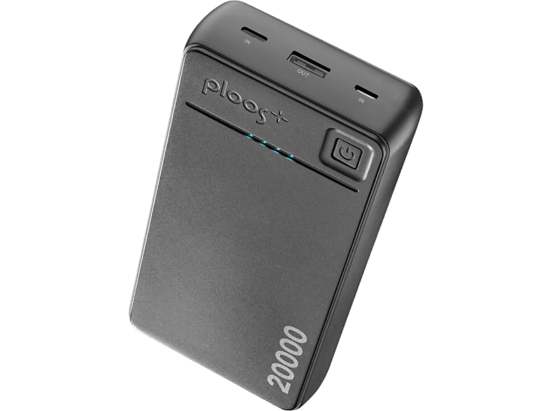PLOOS 20000 - Powerbank (Schwarz)