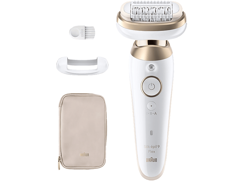 BRAUN Silk-épil 9 Flex 9-011 - Epilierer (Weiss/Gold)