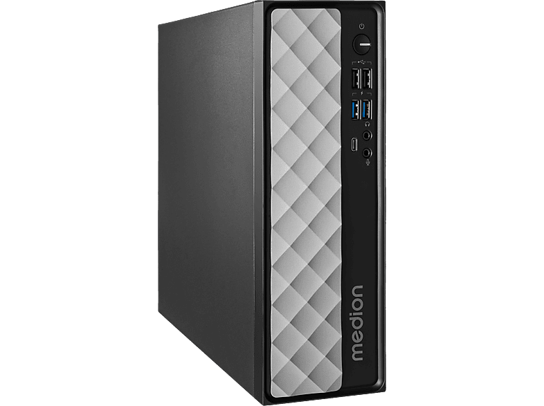 MEDION T80 (MD 35426), Desktop PC mit Intel® Core™ i7-12650H Prozessor (24 MB Cache, bis zu 4.70 GHz), 16 GB RAM, 512 SSD, UHD Graphics, DDR4), Windows 11 Home