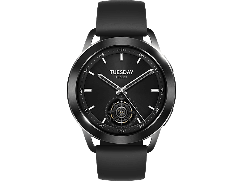 XIAOMI Watch S3 - Smartwatch (140 210 mm, Fluorkautschuk, Schwarz)