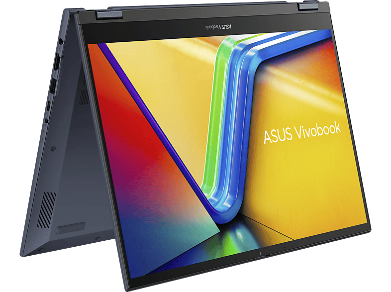 ASUS Vivobook S 14 Flip TN3402YA-LZ364W, Convertible 2 in 1 Laptop, mit Display Touchscreen, AMD Ryzen™ 7 7730U Prozessor, 16 GB RAM, TB SSD, Radeon™ Onboard Graphics, Quiet Blue, Windows 11 Home