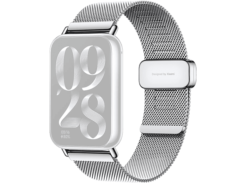 XIAOMI Smart Band 8 Pro Milanaise - Armband (Silber)