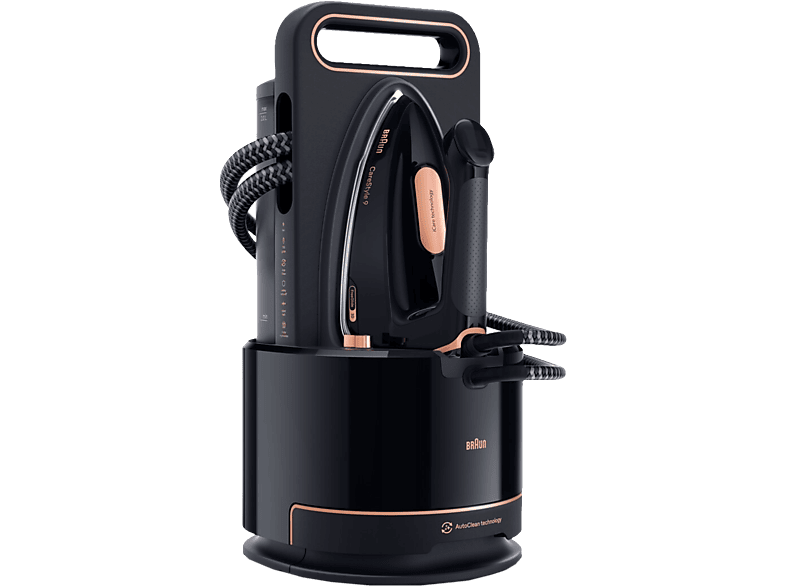 BRAUN IS 9095 BK CareStyle 9 - Dampfbügelstation (Schwarz/Rosa)