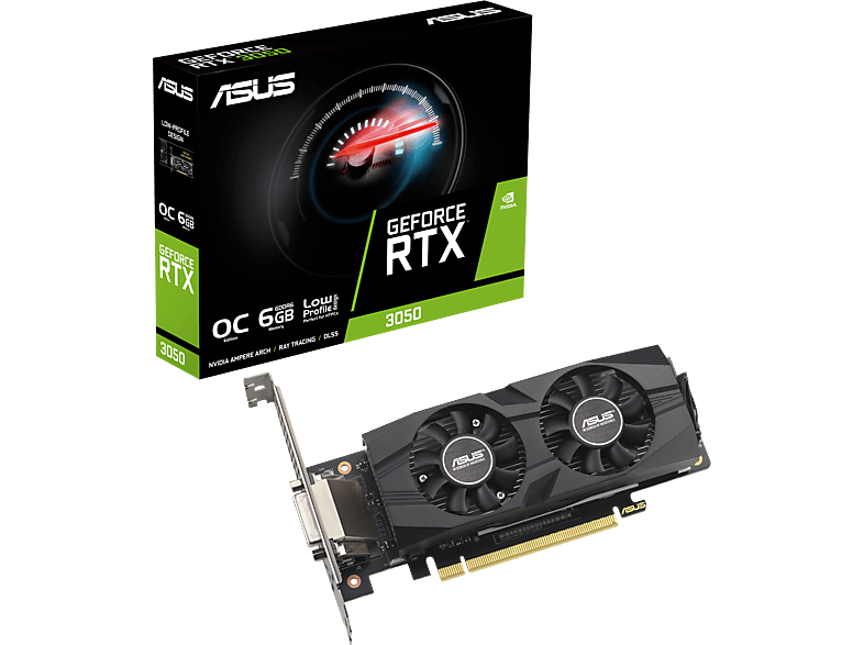ASUS GeForce RTX 3050 LP BRK OC Edition 6GB GDDR6 (NVIDIA, Grafikkarte)