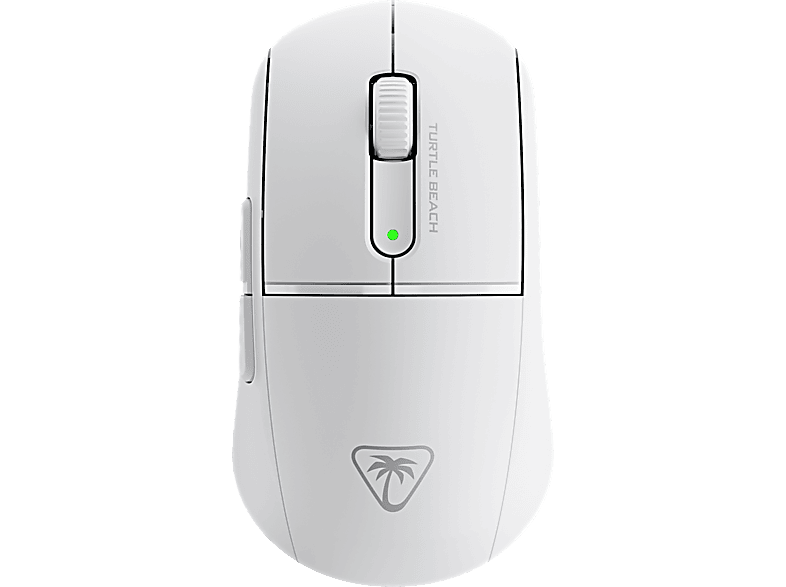 TURTLE BEACH Burst II Air Gaming-Maus, Kabellos / Kabelgebunden, 26000 dpi, Optisch mit Leuchtdioden, Weiss