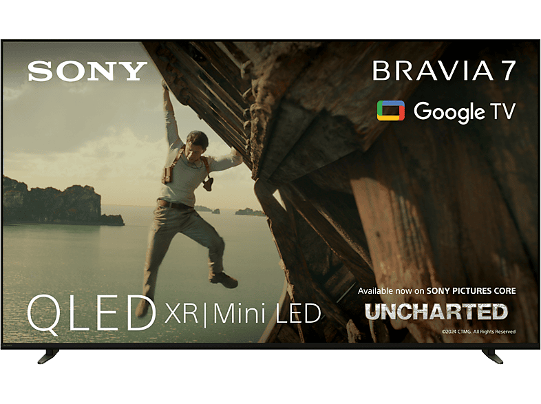 SONY BRAVIA 7 QLED (XR l Mini LED) TV (Flat, 65 / 164 cm, UHD 4K, Smart TV, Google TV)