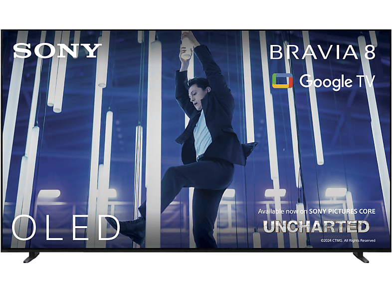 SONY BRAVIA 8 OLED TV (Flat, 77 / 195 cm, UHD 4K, Smart TV, Google TV)