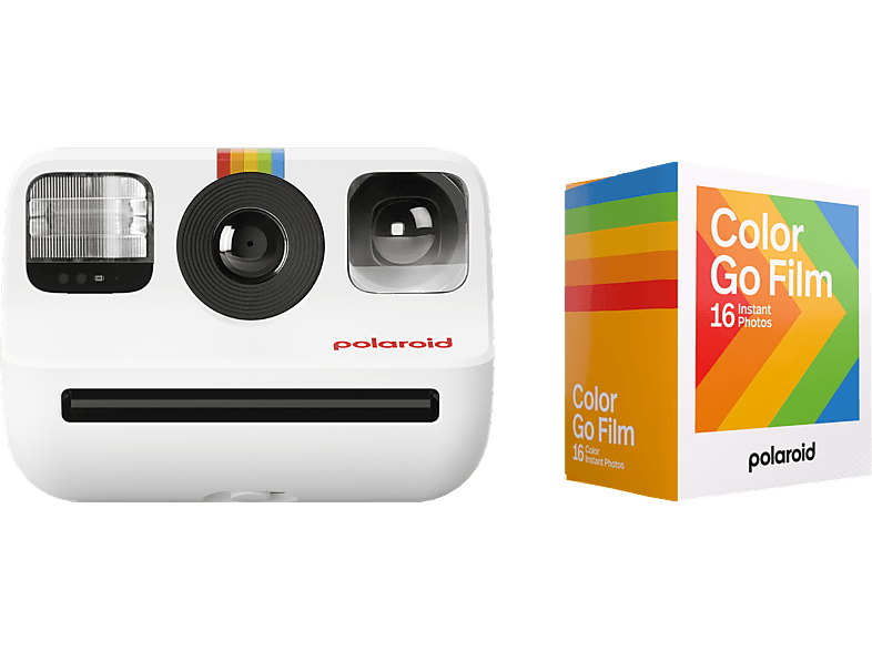 POLAROID Go Generation 2 (Everything Box Bundle) Sofortbildkamera, Weiss