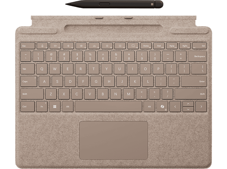 MICROSOFT Surface Pro Keyboard mit Slim Pen Tastatur Stift Graubeige