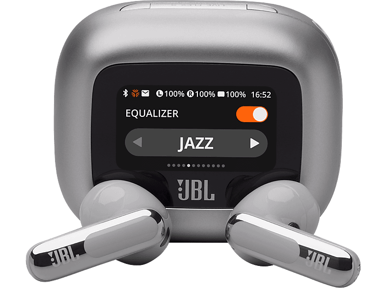 JBL Live Flex 3, In-ear True Wireless Ohrhörer Bluetooth Silber