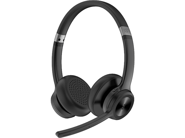 ISY IHS-8100 Wireless Office Headset BT, On-ear Bluetooth Kopfhörer Black
