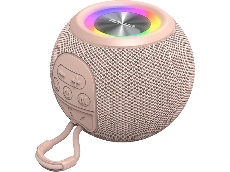 HAMA Ball Shape Speaker Bluetooth-Lautsprecher, Rosa