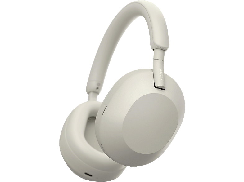 SONY WH-1000XM5, Over-ear Bluetooth Noise Cancelling-Kopfhörer Silber