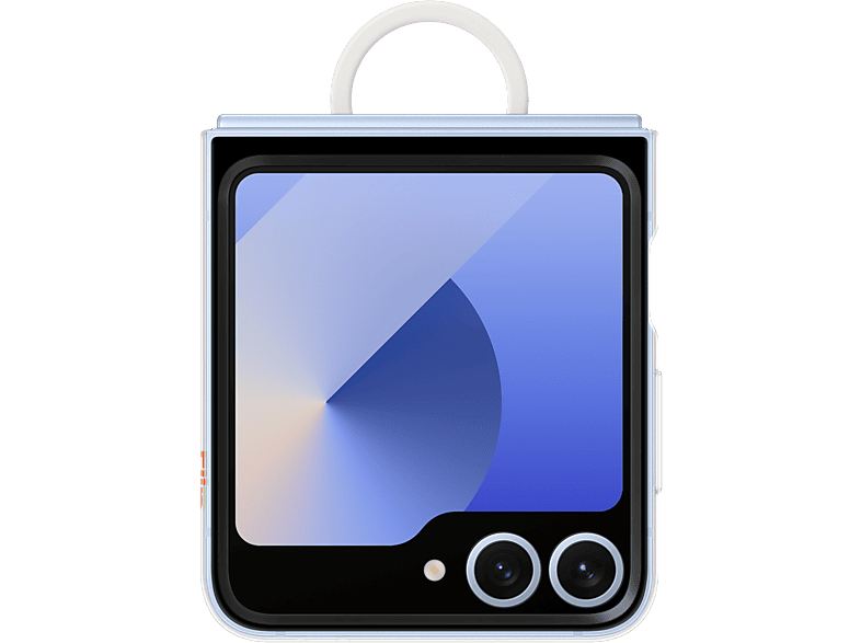 SAMSUNG Clear Case mit Ring, Backcover, Samsung, Galaxy Z Flip6, Transparent