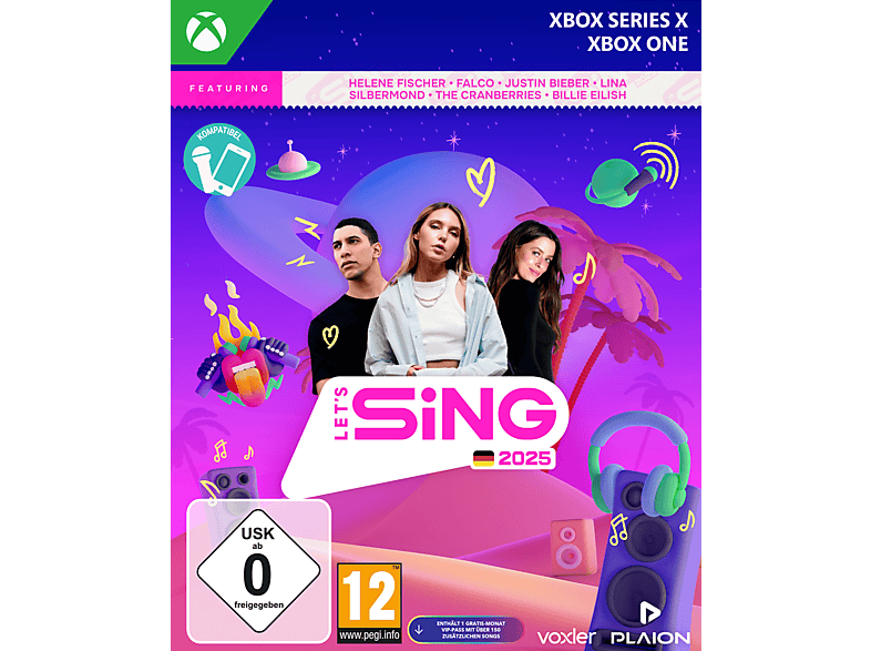 Let's Sing 2025 mit deutschen & internationalen Hits - Xbox Series X One [Deutsch]