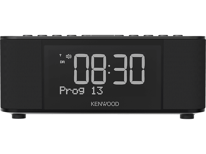 KENWOOD CR-ST40DAB-B Radiowecker mit DAB+ und Bluetooth 32 GB, DAB+, FM, Bluetooth, Schwarz