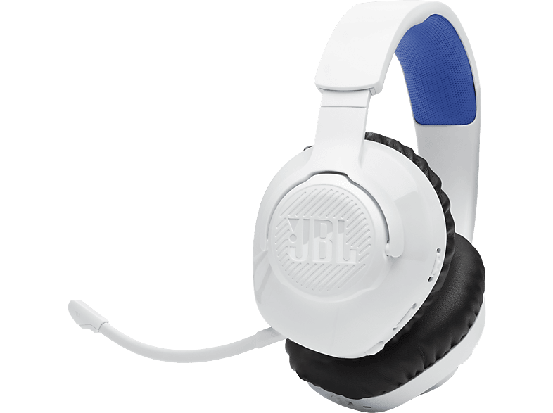 JBL Quantum 360P Console Wireless, Over-ear Gaming-Headset Bluetooth Weiss/Blau/Schwarz