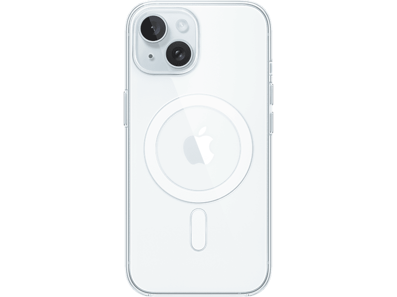APPLE Clear Case mit MagSafe, Backcover, Apple, iPhone 15, Transparent