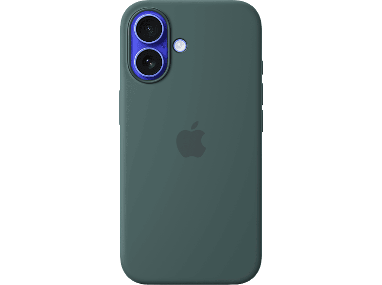 APPLE Silikon Case mit MagSafe, Backcover, Apple, iPhone 16, Lake Green