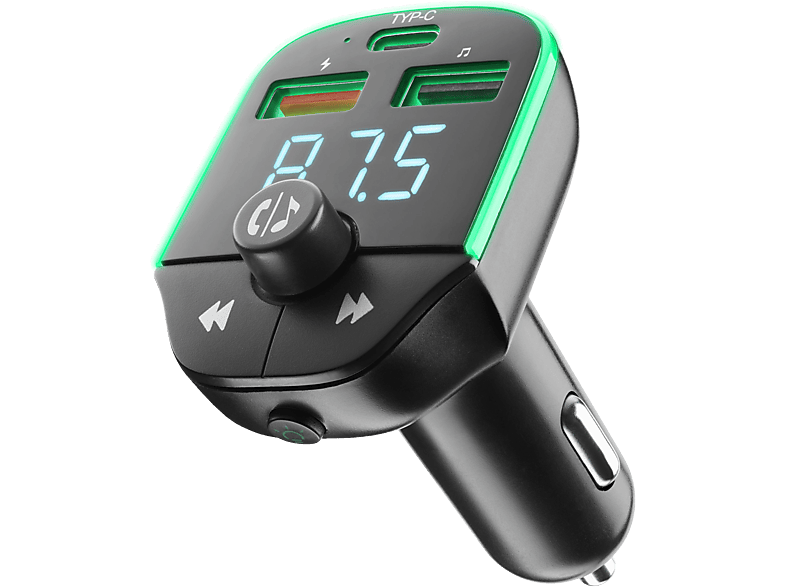 CELLULARLINE Car FM Bluetooth® FM-Transmitter für Autoradios Schwarz