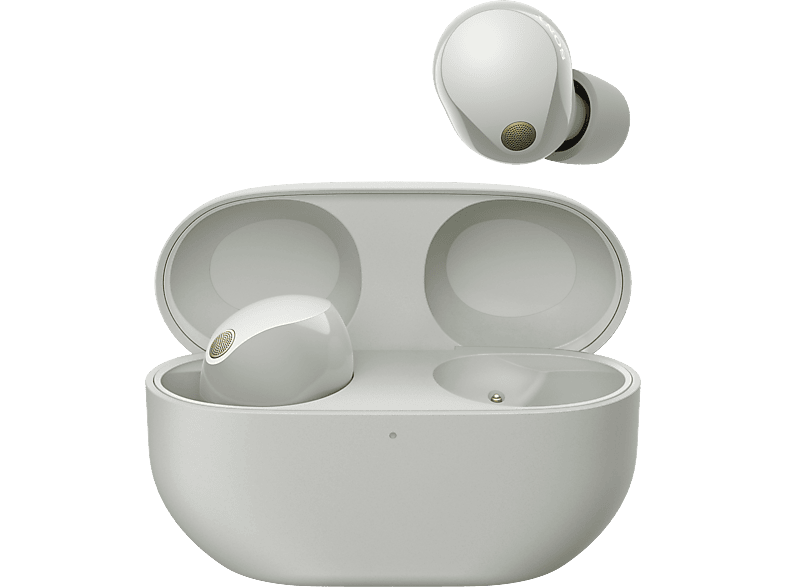 SONY WF-1000XM5, In-ear Noise Cancelling True Wireless Kopfhörer Bluetooth Silber