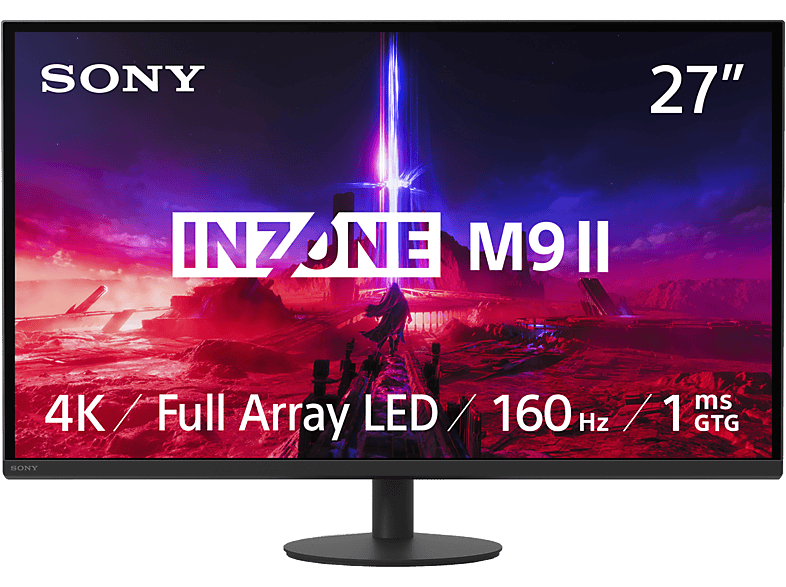 SONY INZONE M9 II, 26.9 UHD 4K Gaming Monitor (1 ms Reaktionszeit, 160 Hz)