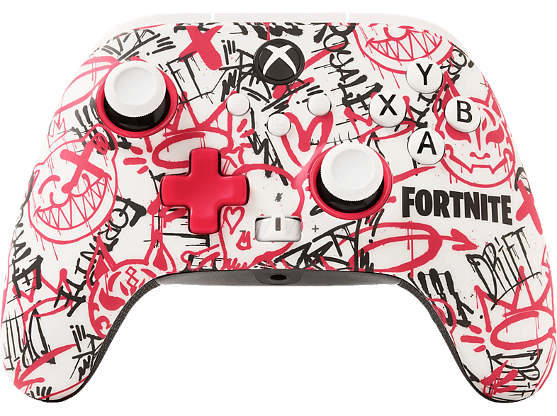POWERA Xbox Series X S - Fortnite SE Wireless Controller Weiss/Rot/Schwarz für One, S, X, PC