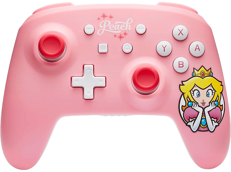 POWERA Nintendo Switch - Princess Peach Wireless Controller Pink/Weiss für Switch, OLED, Lite