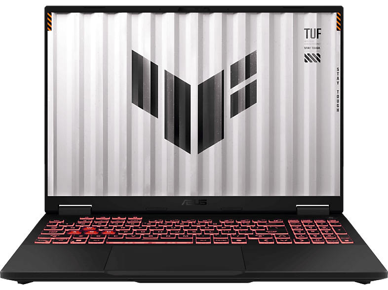 ASUS TUF Gaming A16 FA608WI-QT053W, Notebook, mit 16 Display, AMD Ryzen™ AI 9 HX 370 Prozessor (24 MB Cache, bis zu 5.1 GHz), 32 GB RAM, 1 TB SSD, NVIDIA GeForce RTX™ 4070, Jaeger Gray, Windows 11 Home