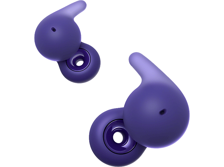 SONY LinkBuds Open, Bluetooth In-ear True Wireless Kopfhörer mit Premium Noise Cancelling und Ambient Sound, Violett