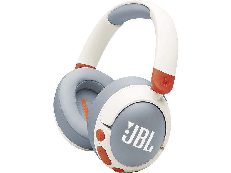 JBL Junior 470NC, Over-ear Bluetooth-Kinderkopfhörer Bluetooth Weiss