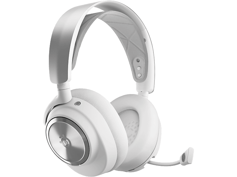 STEELSERIES Arctis Nova Pro Wireless (PC / Playstation), Over-ear Bluetooth Headset Weiss