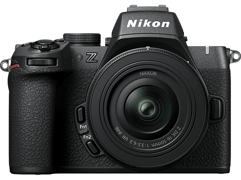 NIKON Z50II Body + NIKKOR Z DX 16-50mm f/3.5-6.3 VR Systemkamera mit Objektiv 16 - 50 mm, 8 cm Display Touchscreen, WLAN