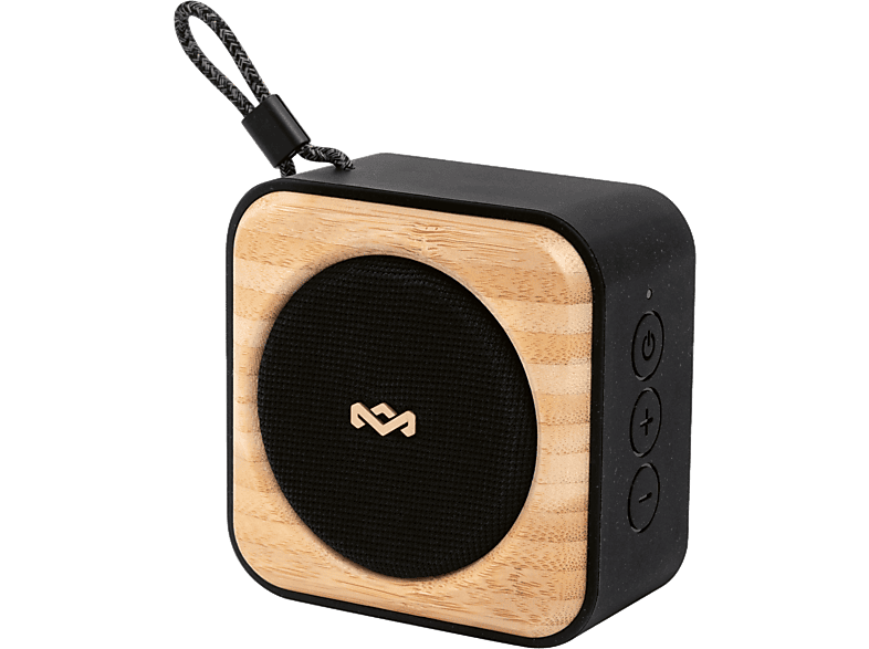 HOUSE OF MARLEY Roots Bluetooth-Lautsprecher, Schwarz/Braun, Wasserfest