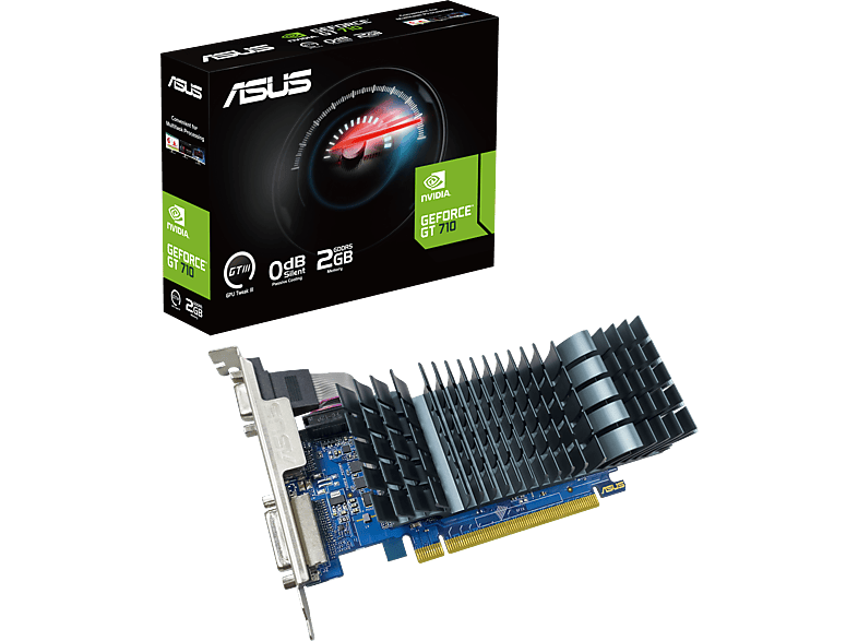 ASUS GeForce GT 710 2GB GDDR5 EVO (NVIDIA, Grafikkarte)