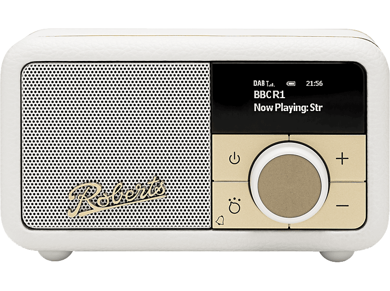 ROBERTS Revival Petite 2 DAB+ Radio, Digial, DAB, DAB+, FM, Bluetooth, Pastel Cream